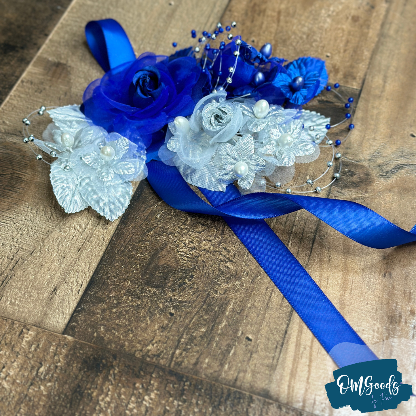 Blue Quinceañera Pillow Set | Sweet 16 Set, Shoe Pillow, Tiara Pillow & Corsage