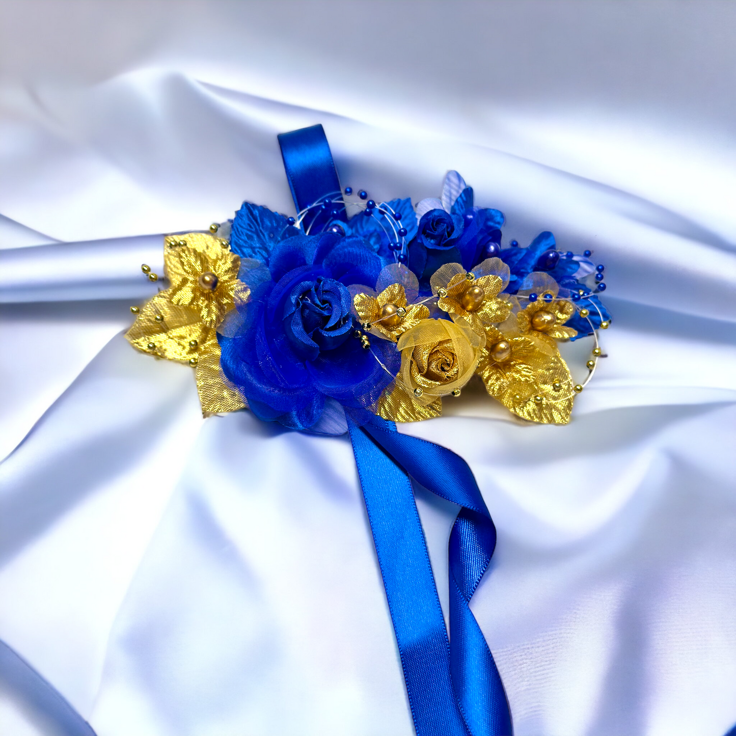 Blue Quinceañera Pillow Set | Sweet 16 Set, Shoe Pillow, Tiara Pillow & Corsage