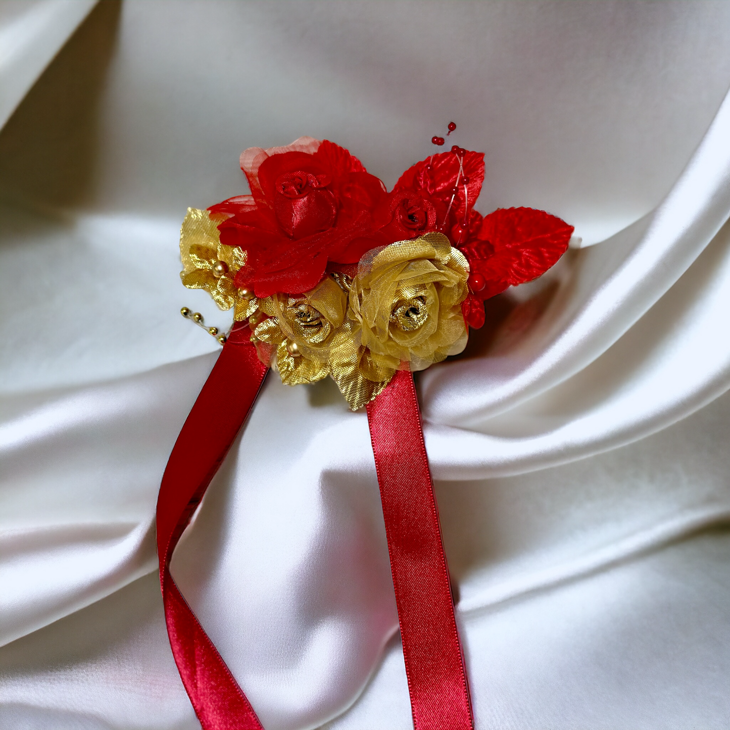Red Quinceañera Pillow Set | Sweet 16 Full Set, Shoe Pillow, Tiara Pillow & Corsage