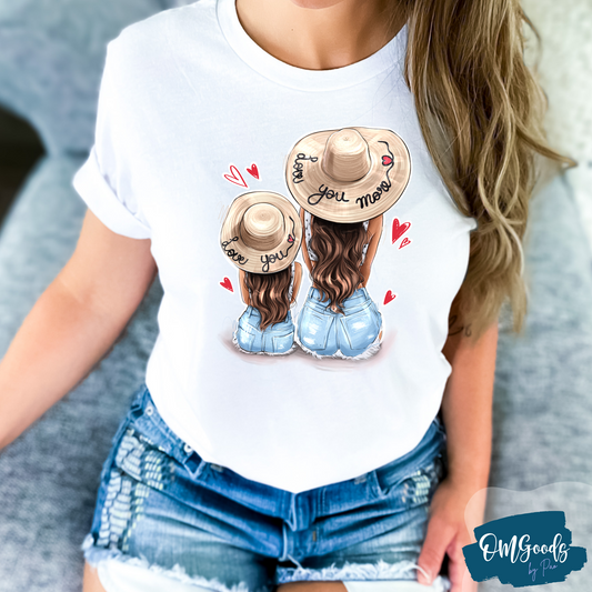 Custom Mother Daughter Summer Vibes T-shirt